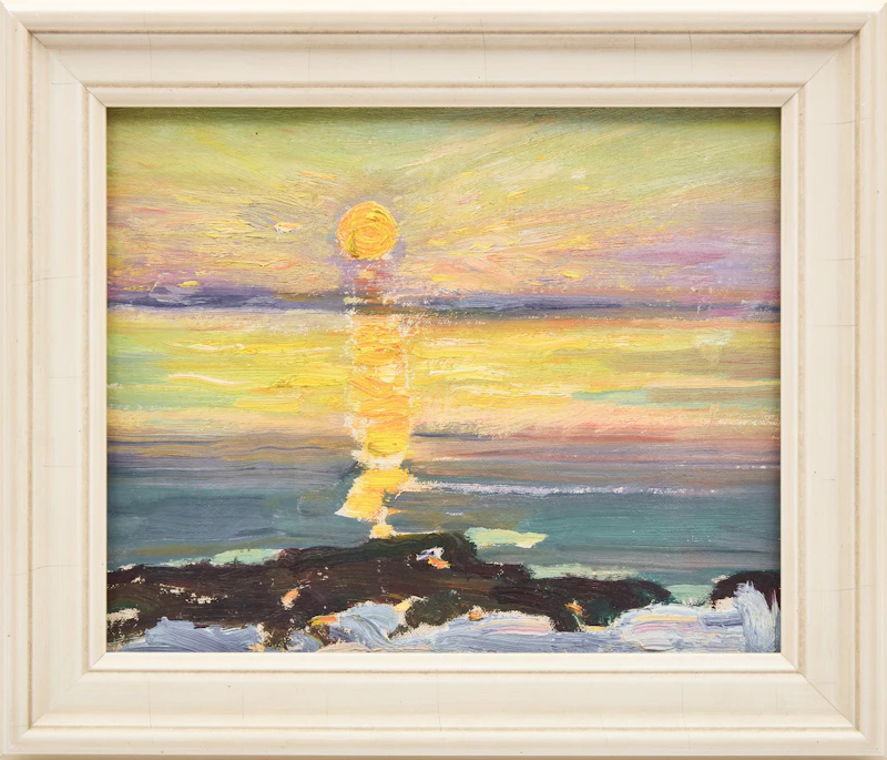 George Paginton, Lake Ontario, oil on canvas board, circa 1950 - view 2