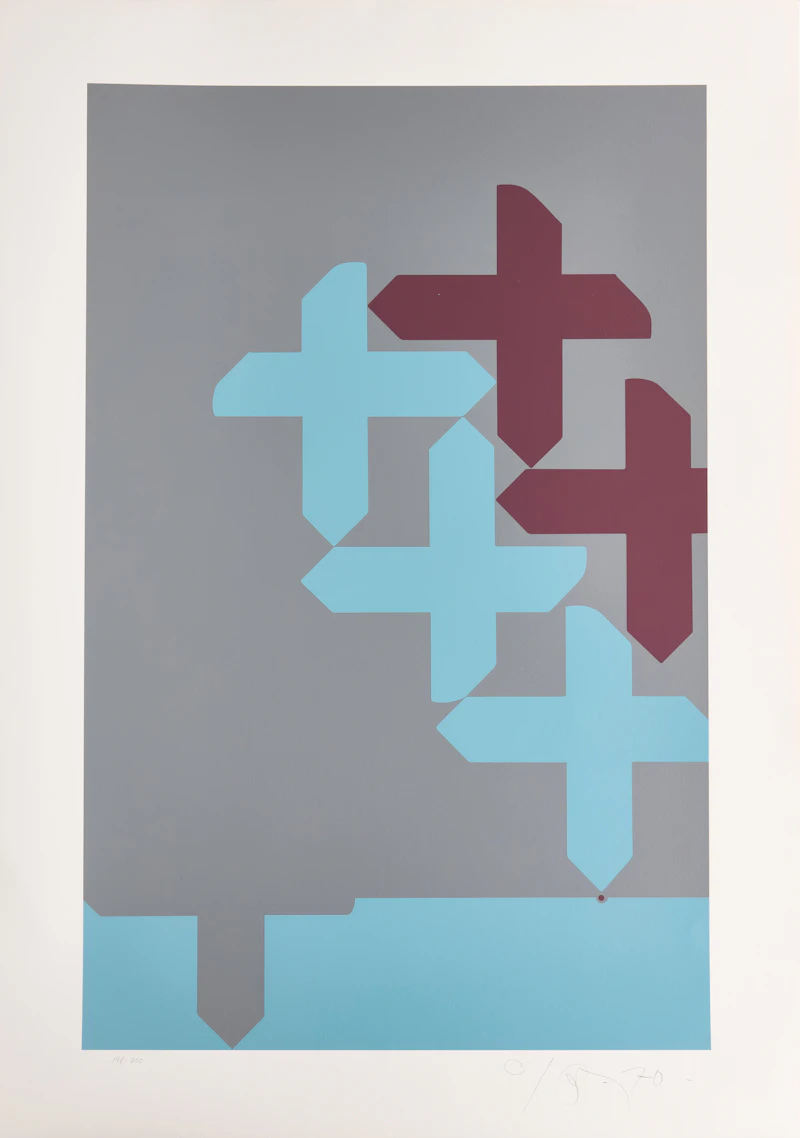 Harold Barling Town, Horatio Statement, colour serigraph, 1970 - view 2
