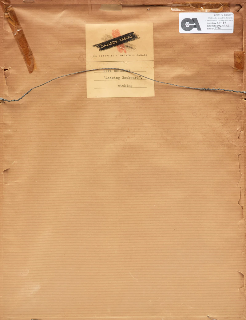 Rita Briansky, Looking Backward, etching - view 3