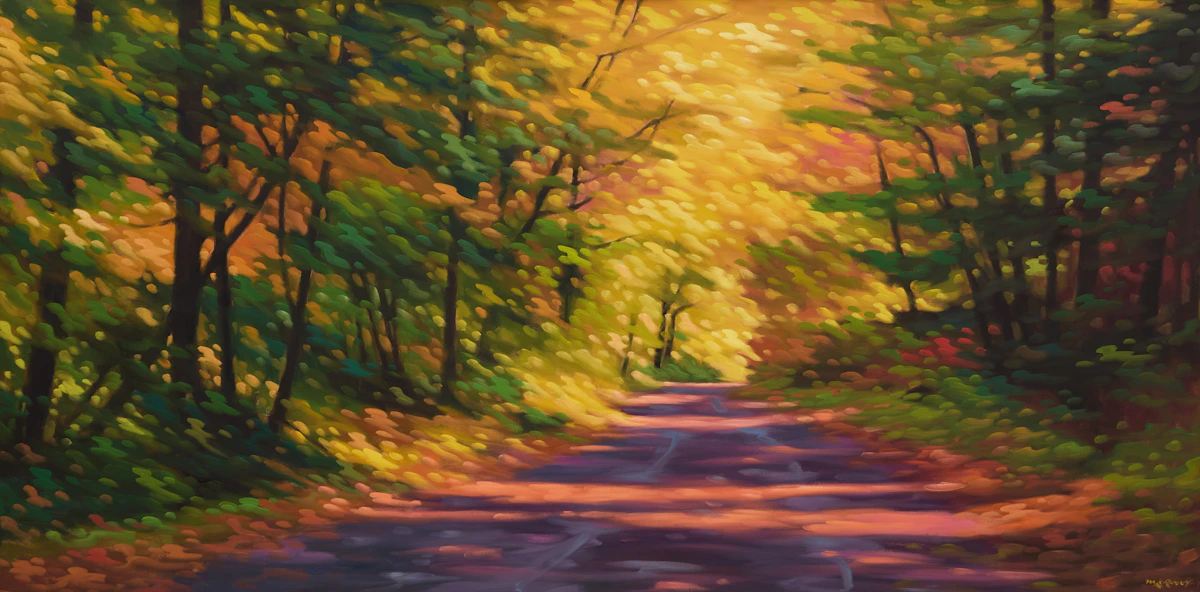 Michel Leroux, Solar Passion, oil on canvas, 2009