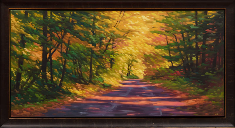 Michel Leroux, Solar Passion, oil on canvas, 2009 - view 2