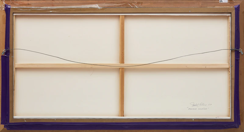Michel Leroux, Solar Passion, oil on canvas, 2009 - view 3