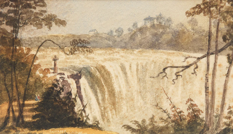Part of the Horseshoe Falls, Niagara, From Goat’s Island by George Russell Dartnell