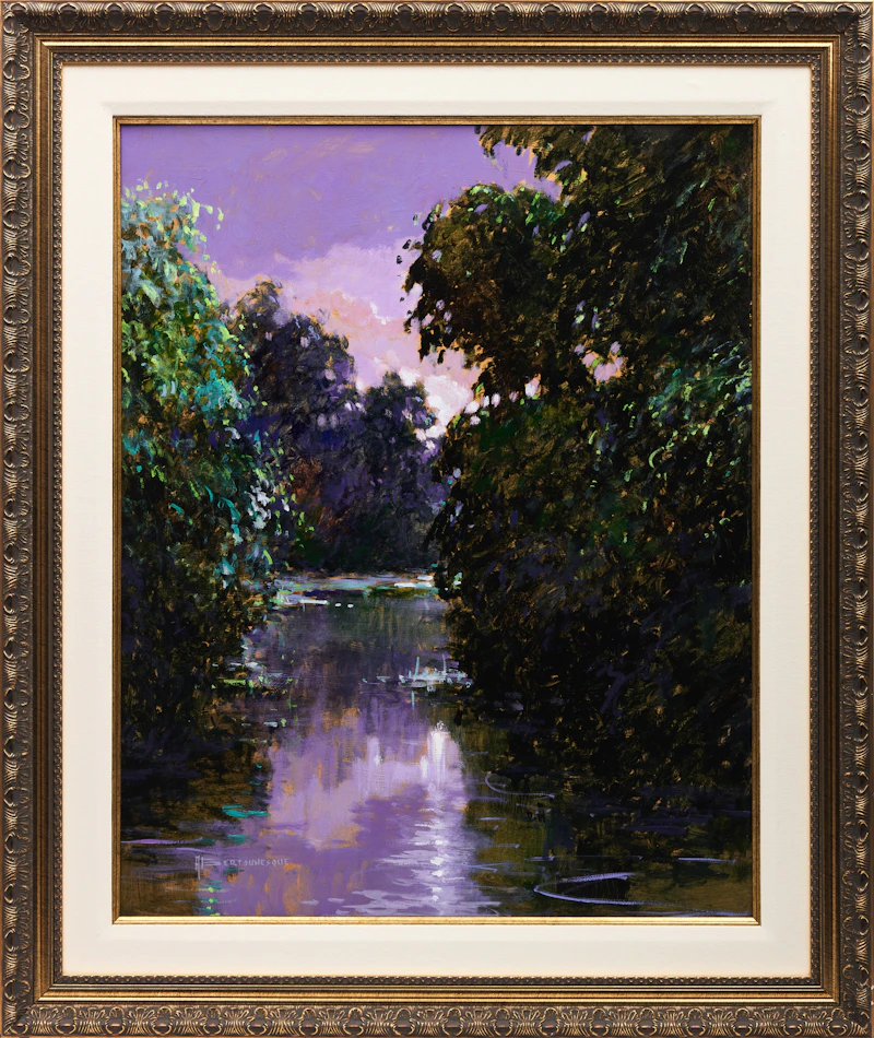 André Bertounesque, Symphonie d’été, oil on board - view 2