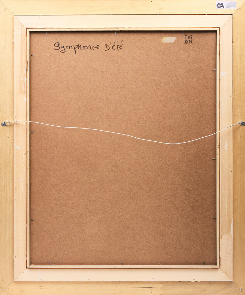 André Bertounesque, Symphonie d’été, oil on board - view 3