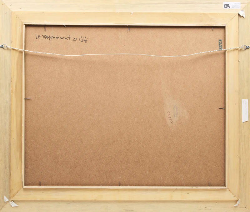 André Bertounesque, Le Rayonnement de l’été, oil on board - view 3