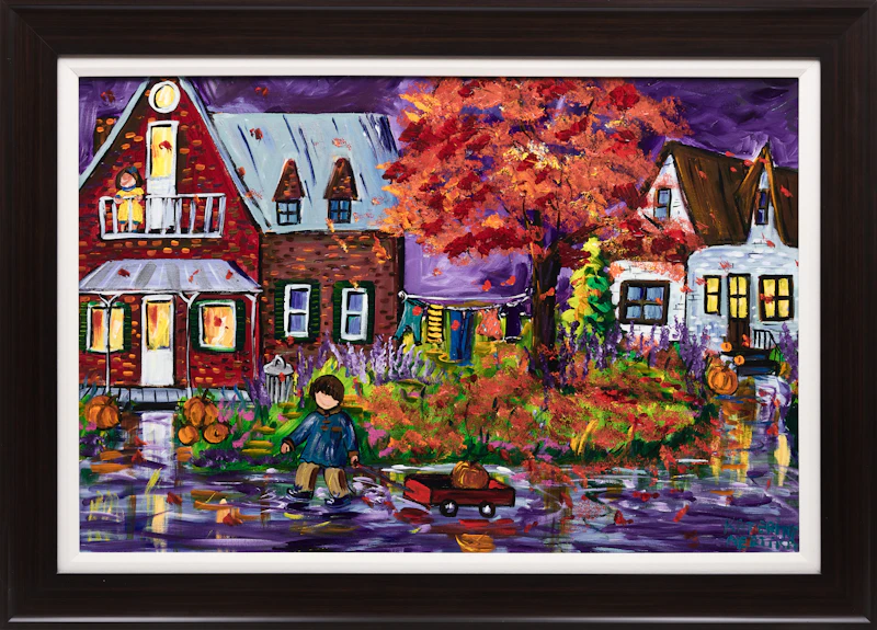 Katerina Mertikas, Autumn Reflection; Finally Spring Flowers, two acrylics on canvas - view 5