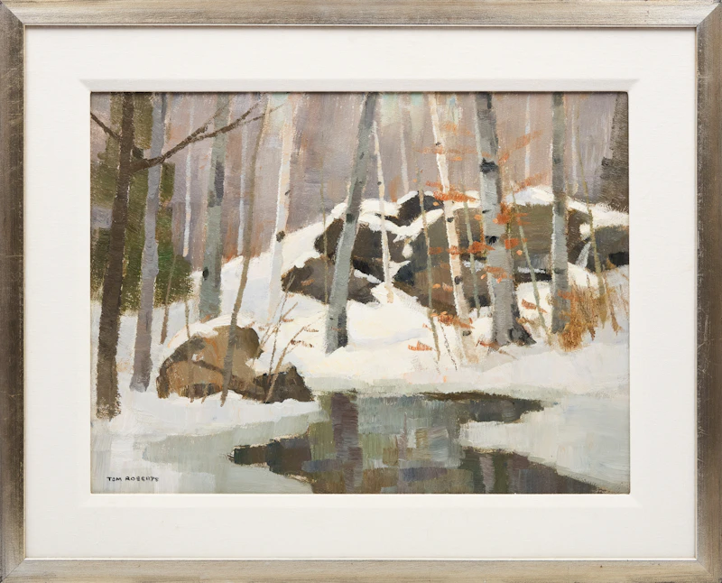 Thomas Keith Roberts, Speyside Beech Woods, oil on board - view 2