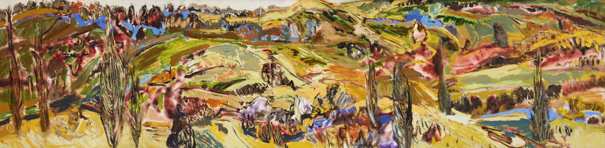 David T. Alexander, Spikes in the Commonage, acrylic on canvas, 2008