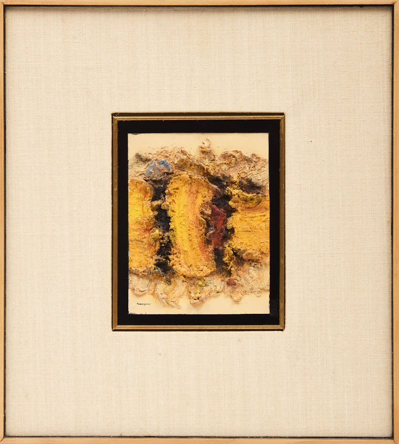 Fernand Toupin, Soleil, soleil, mixed media on board - view 2
