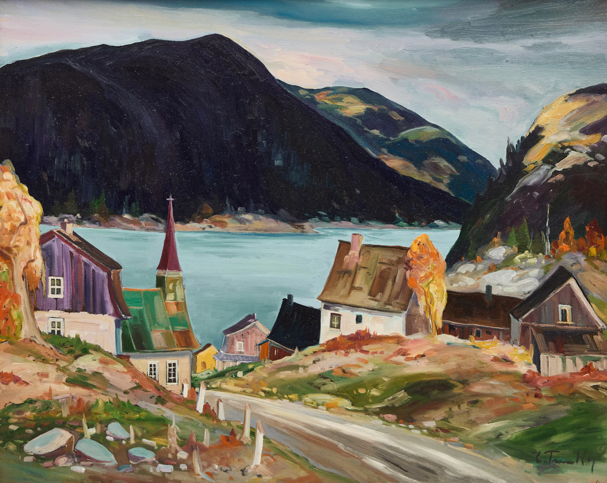 Louis Tremblay, Symphonie d'automne, oil on canvas