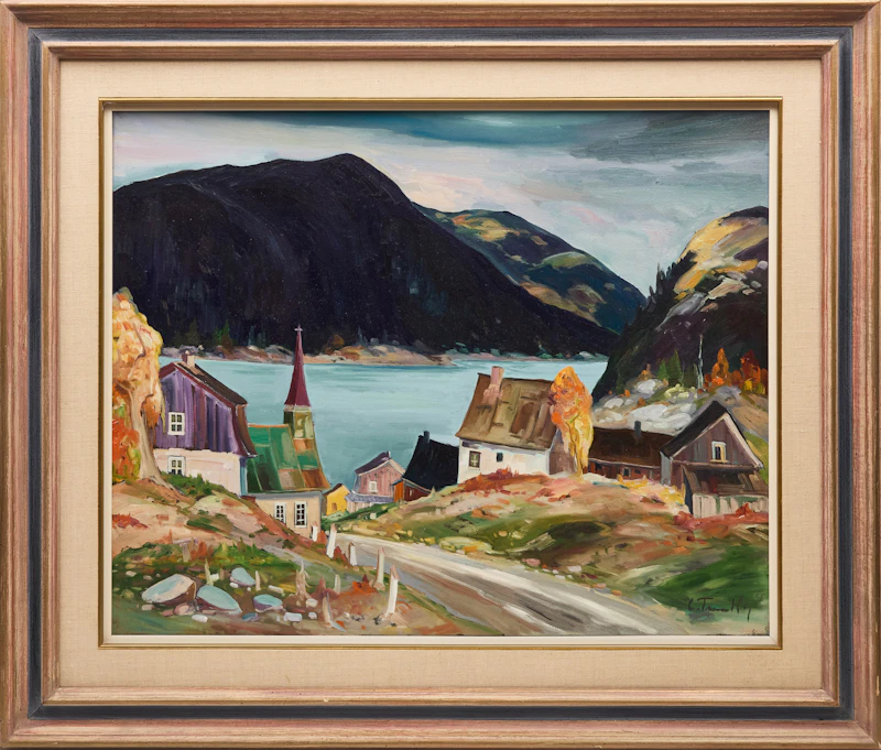 Louis Tremblay, Symphonie d'automne, oil on canvas - view 2
