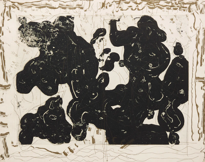 Auprès de mon lac - No. 1 by Jean Paul Riopelle