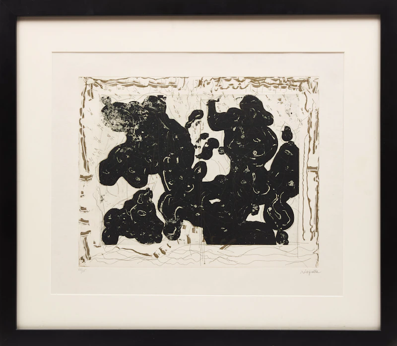 Jean Paul Riopelle, Auprès de mon lac - No. 1, colour lithograph, 1985 - view 2