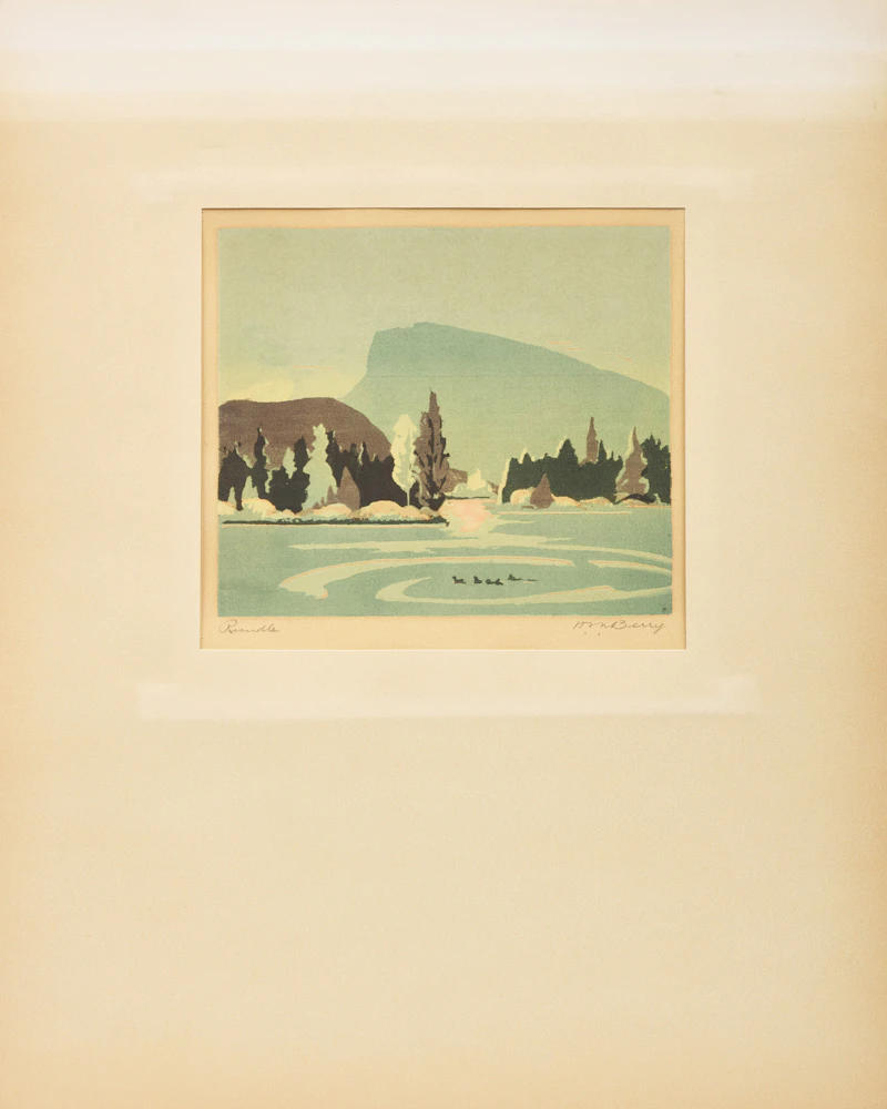 Various Artists, Sundance of the Piegans, Southern Alberta; Jackson's Stable, Mameo, Alberta; Rundle; The Red Caboose, Four serigraphs - view 8