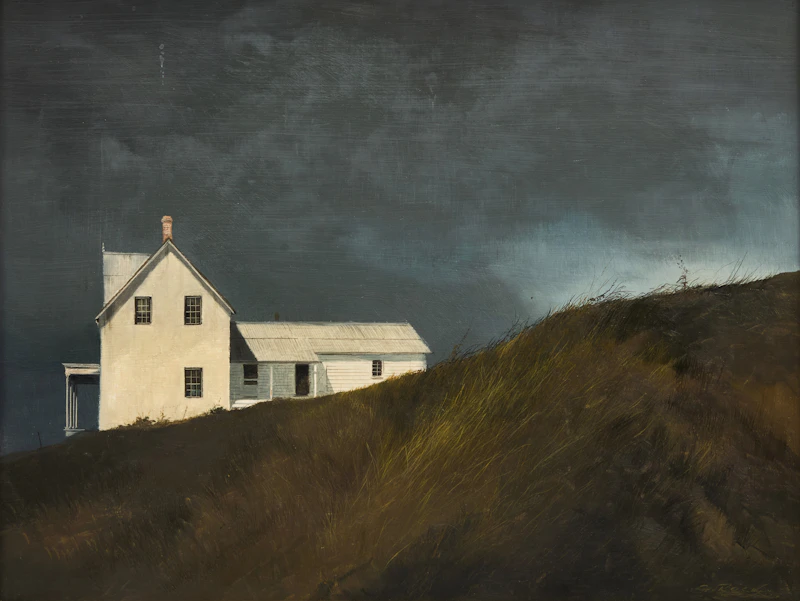 Geoffrey Allan Rock, Approaching Storm, oil on board, 1967 - view 2