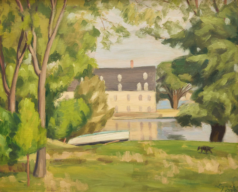 Moulin du Crochet, Laval des Rapides, P.Q. by John Goodwin Lyman
