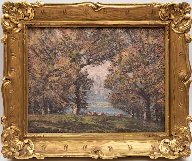 Homer Ransford Watson, Untitled (Pastoral Landscape), oil on board - view 2