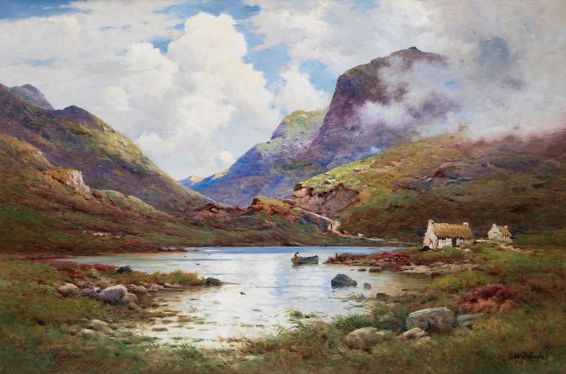 The Hills of Killarney, Ireland by Alfred Fontville de Breanski