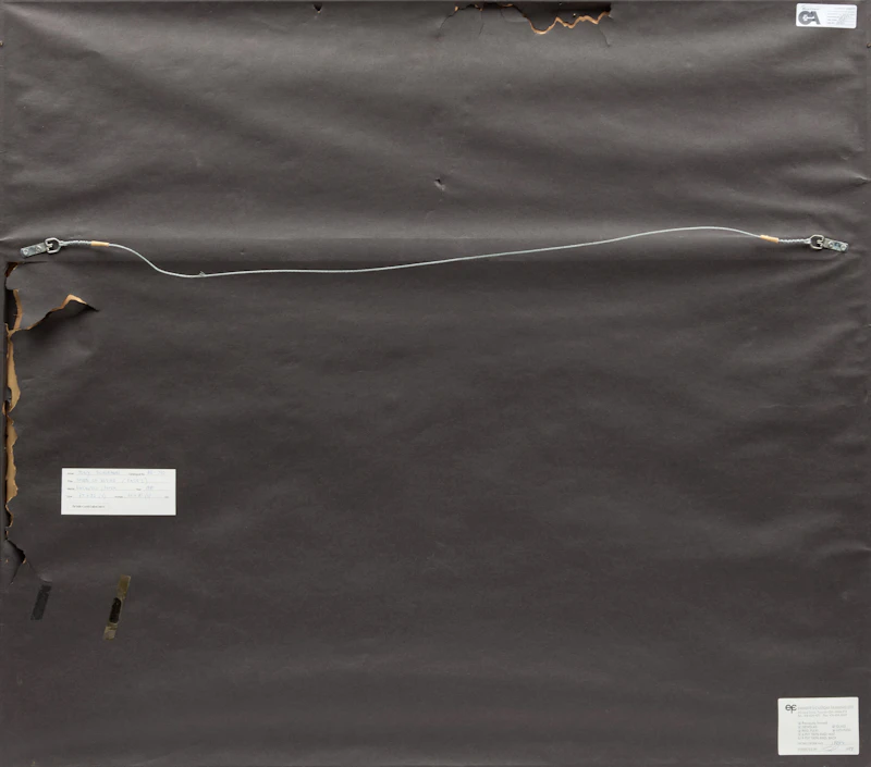 Tony Scherman, Speed of Desire (Face 1), encaustic on paper, 1989 - view 3
