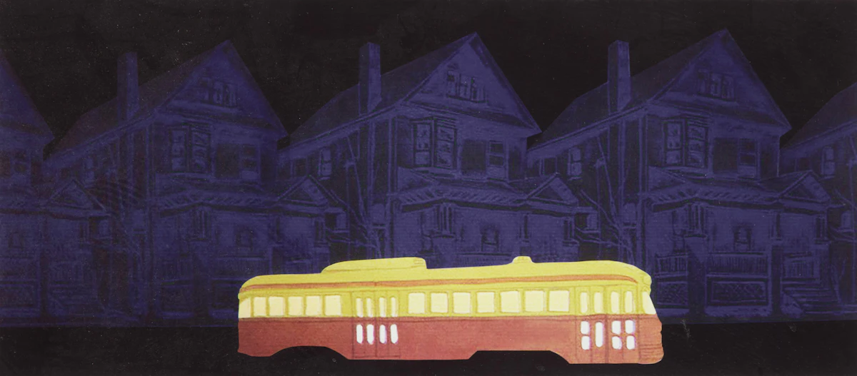 Charles Pachter, Night Ride, giclee