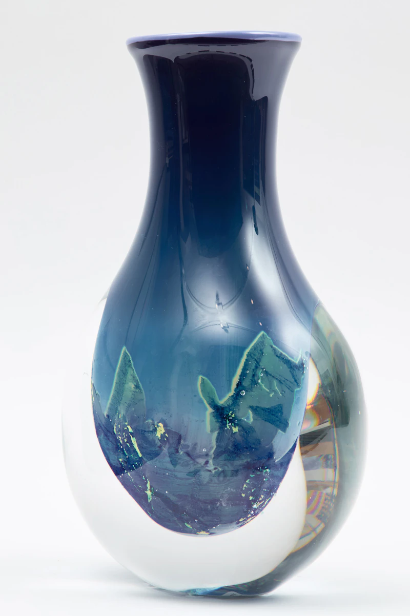 Toan Klein, Untitled (Blue Mountains), coloured glass - view 2
