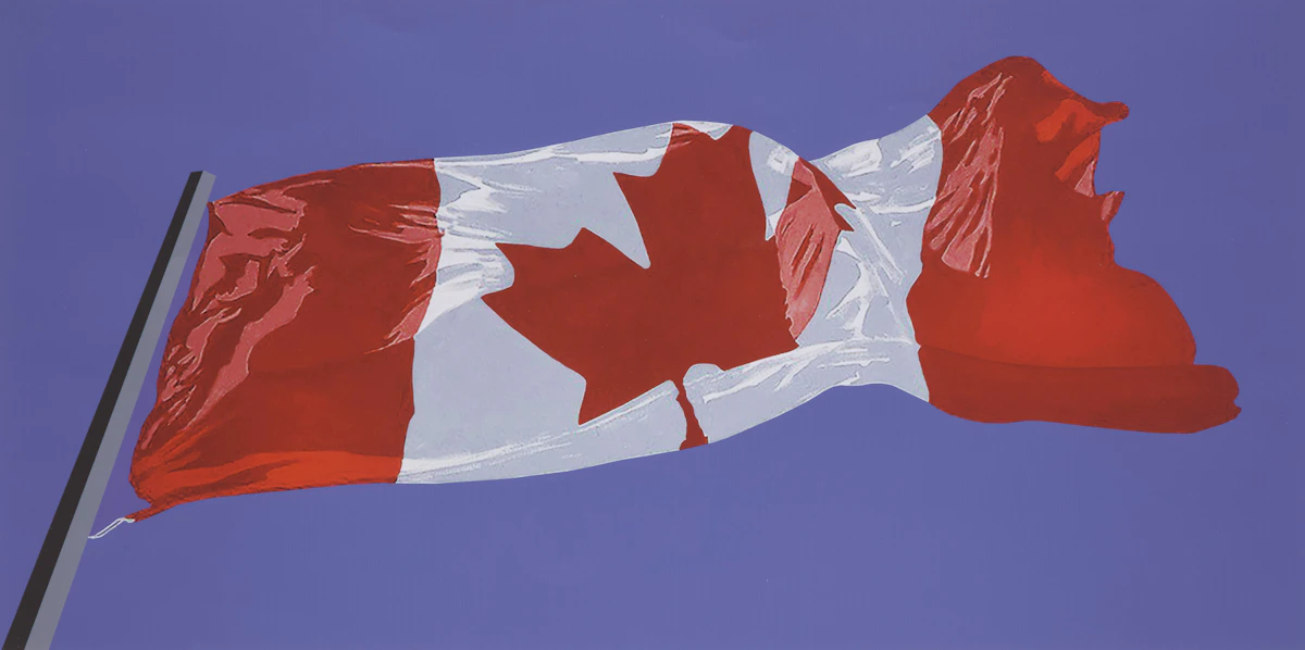 Charles Pachter, Canadian Flag, giclee