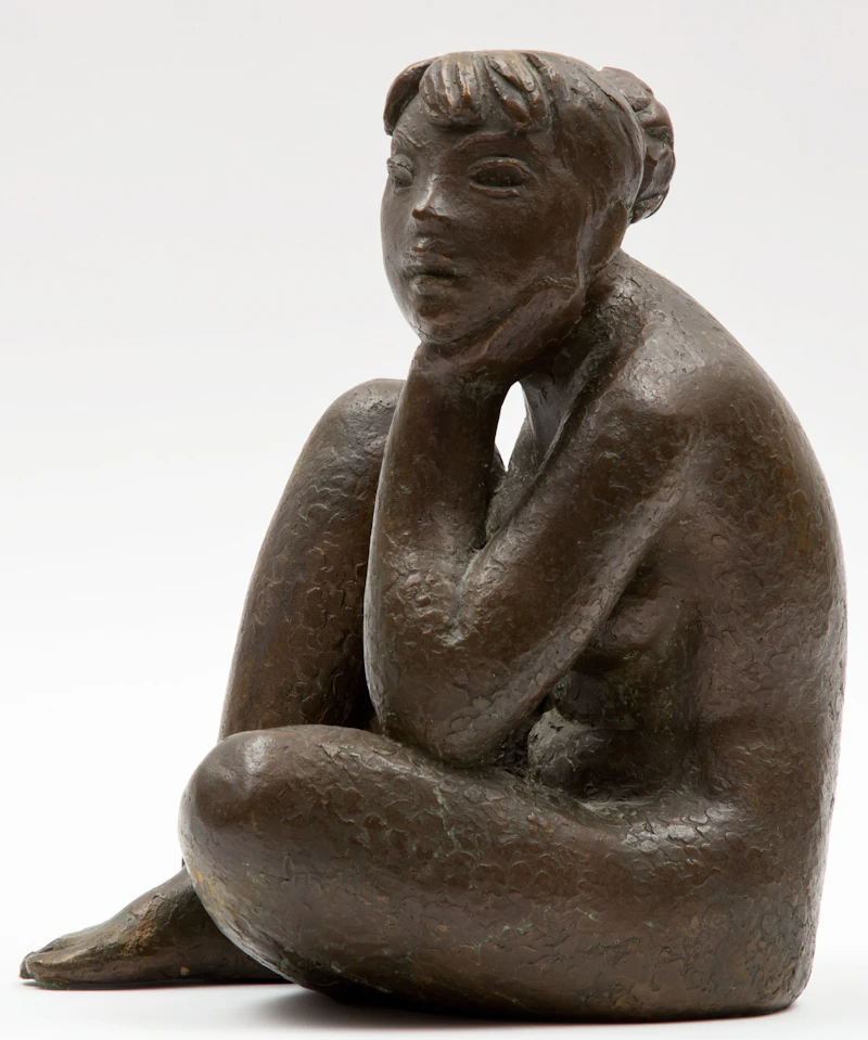 Leo Mol, Seated Female Nude, 1973, bronze - view 3