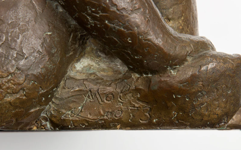 Leo Mol, Seated Female Nude, 1973, bronze - view 5