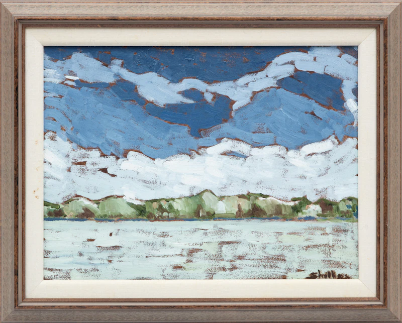 Bewabon Shilling, Lake Couchiching #1, oil on canvas - view 2