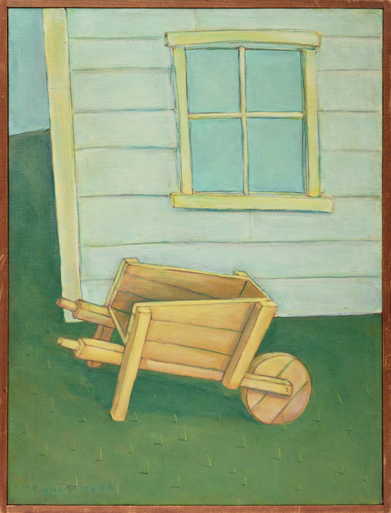 Conrad Furey, Wheelbarrow, oil on canvas - view 2