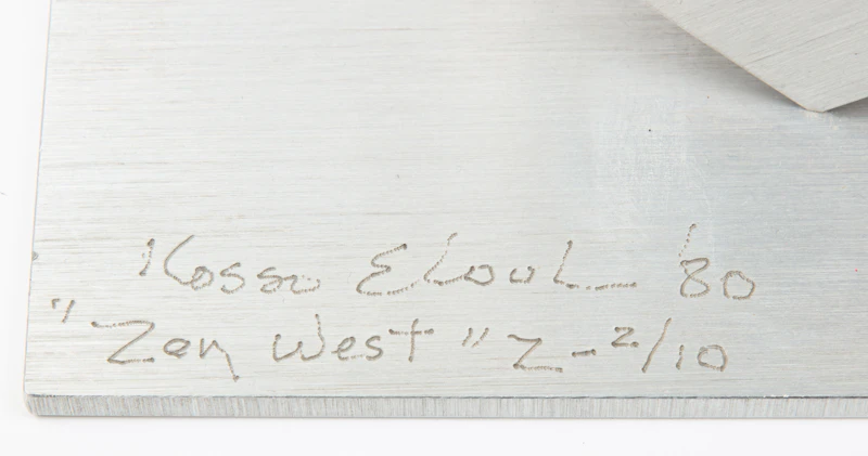 Kosso Eloul, Zen West, aluminium - view 5