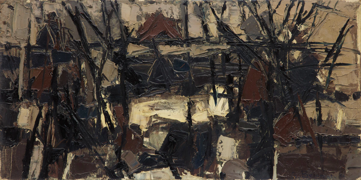 Suzanne Bergeron, Untitled Abstraction, oil on canvas