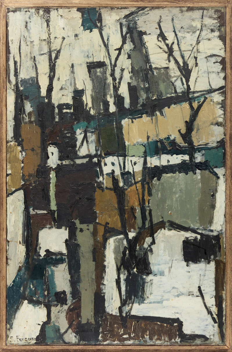 Suzanne Bergeron, Jardins, oil on canvas - view 2