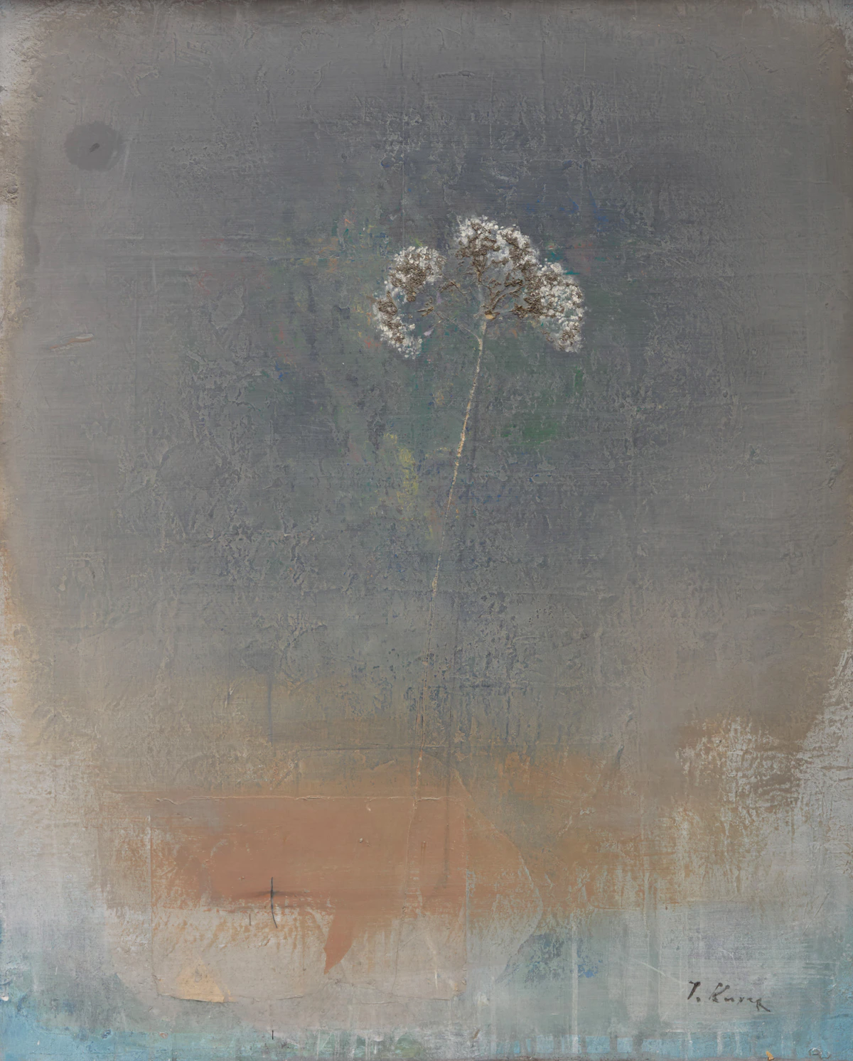 Yuri Kuper, Dry Flower #3, mixed media on canvas