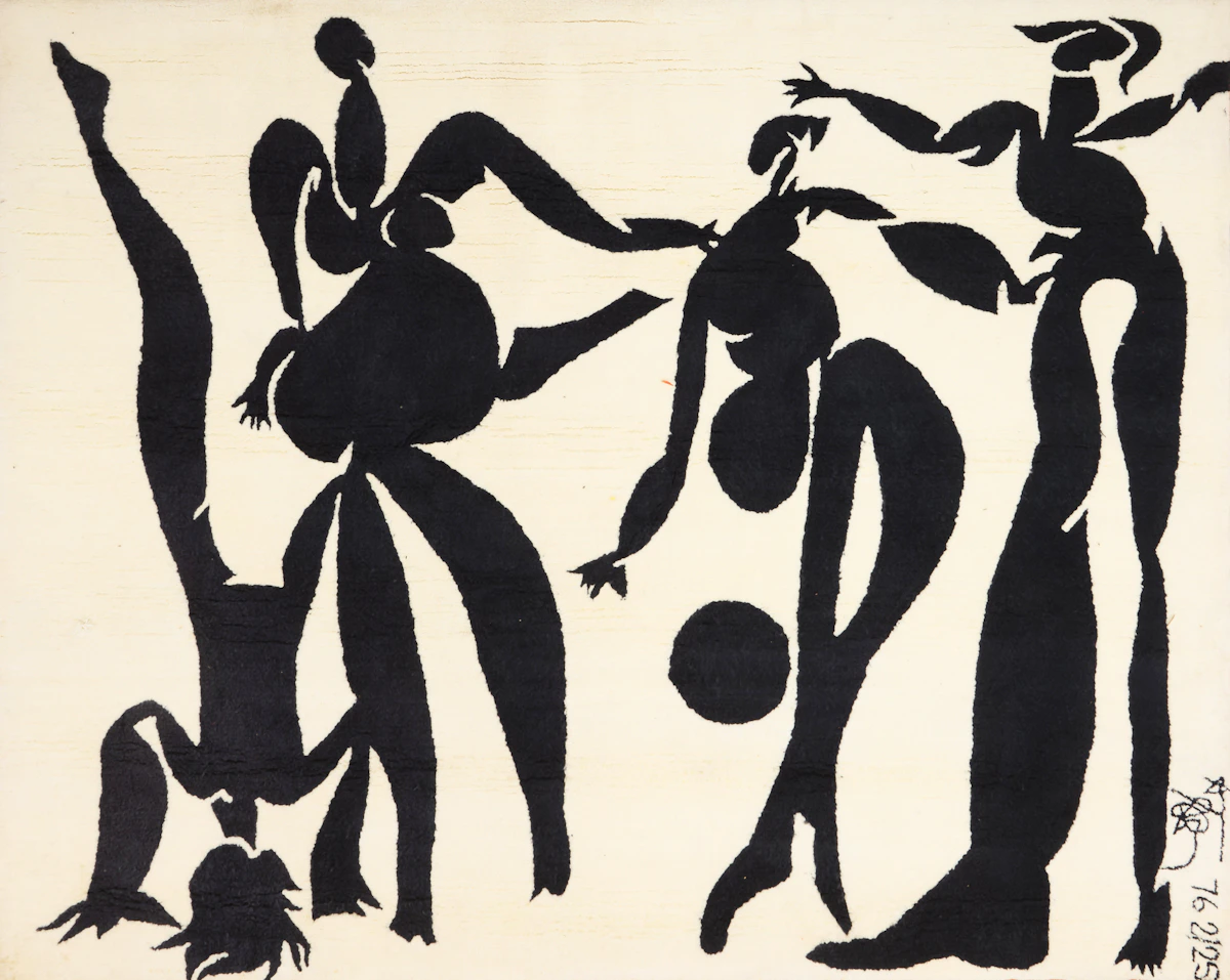 Harold Barling Town, Untitled (Vale Variation), acrylic fibre tapestry, 1976