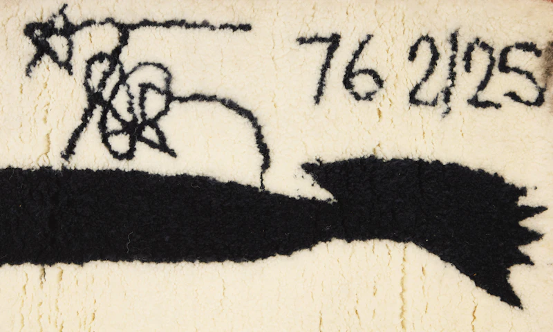 Harold Barling Town, Untitled (Vale Variation), acrylic fibre tapestry, 1976 - view 2