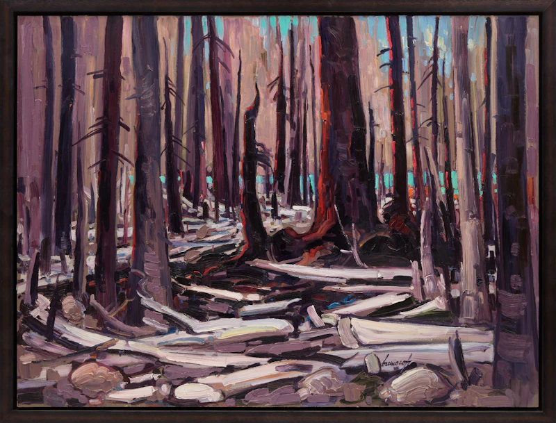 Bruno Côté, Terrible Beauty, oil on board - view 2
