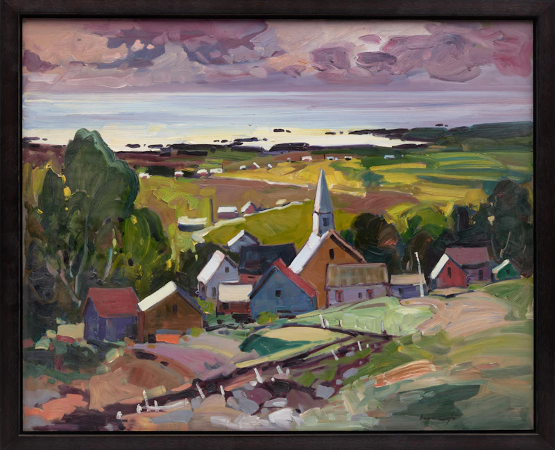 Bruno Côté, St. Octave de Métis, oil on board, 1991 - view 2