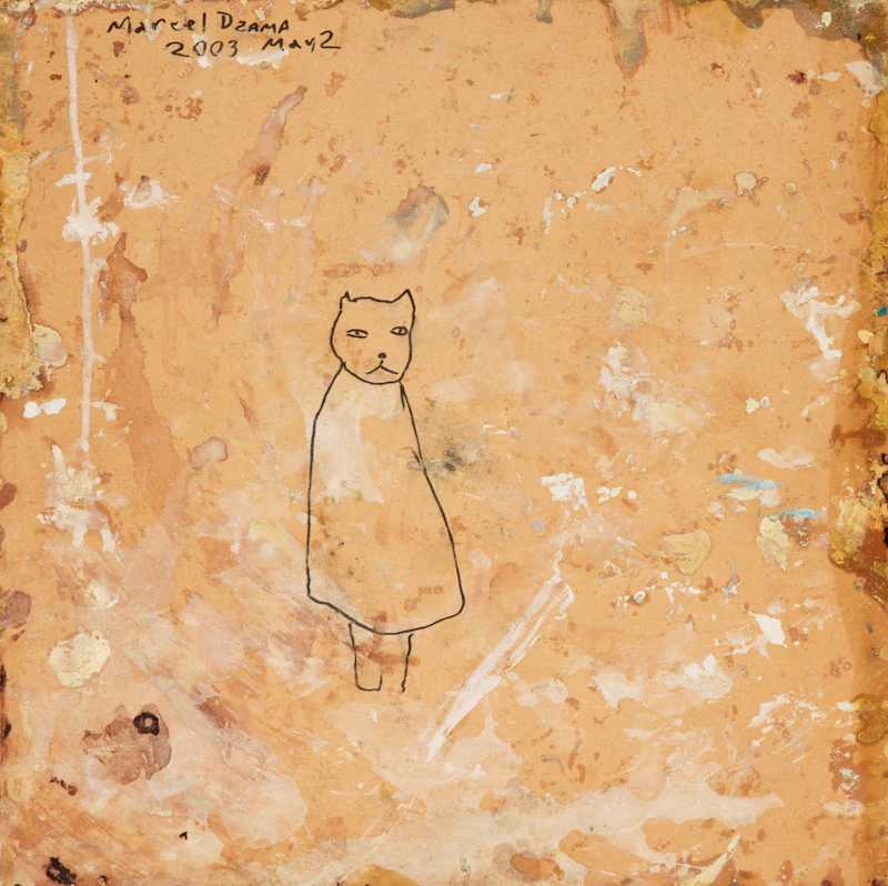 Marcel Dzama, Untitled, mixed media on board, 2003 - view 2