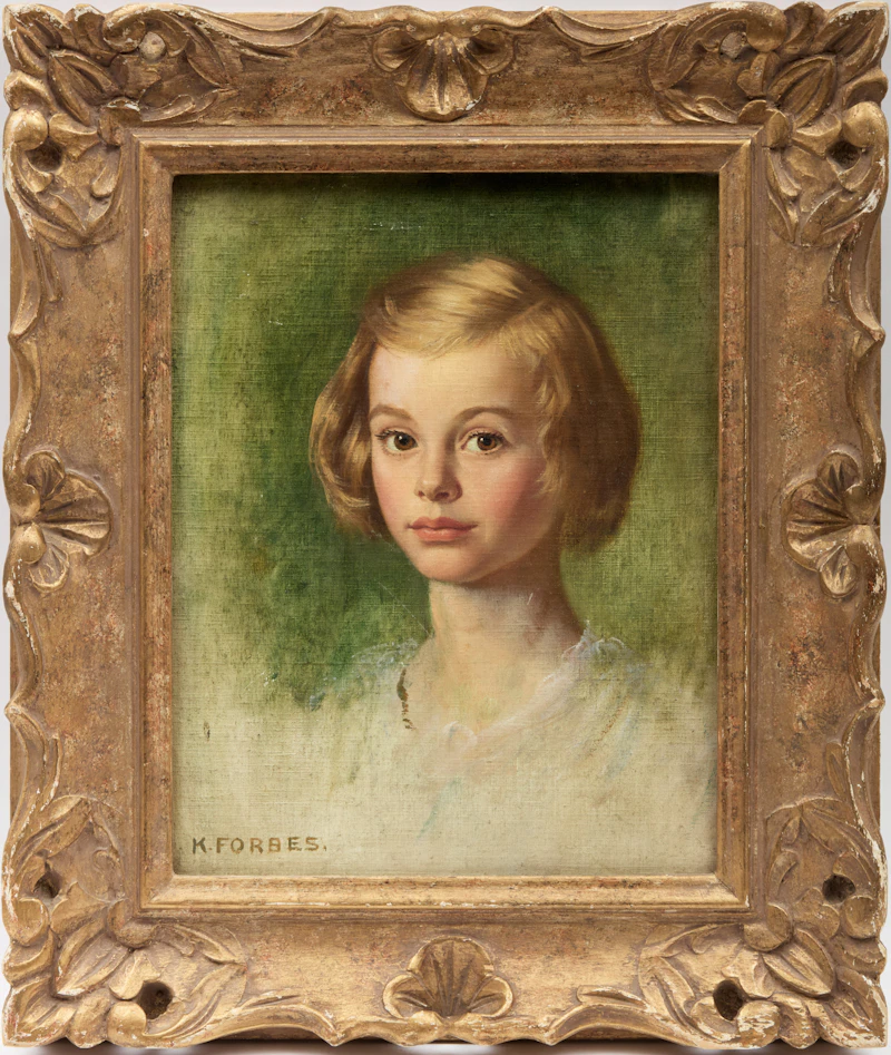 Kenneth Keith Forbes, Ruth, oil on canvas on board - view 2