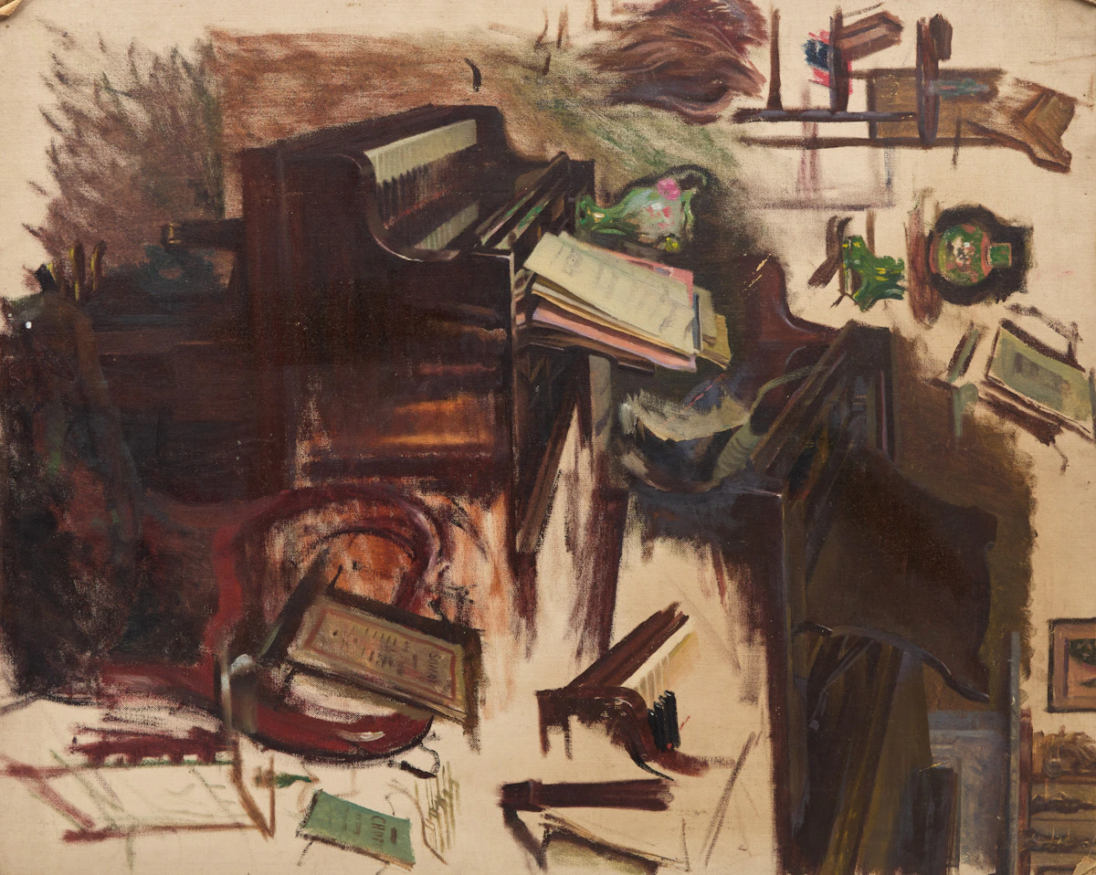 Kenneth Keith Forbes, Group of Figural Sketches, three double-sided oils on board