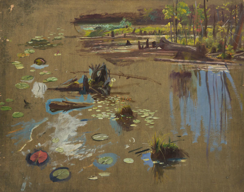 Kenneth Keith Forbes, Group of Figural Sketches, three double-sided oils on board - view 5