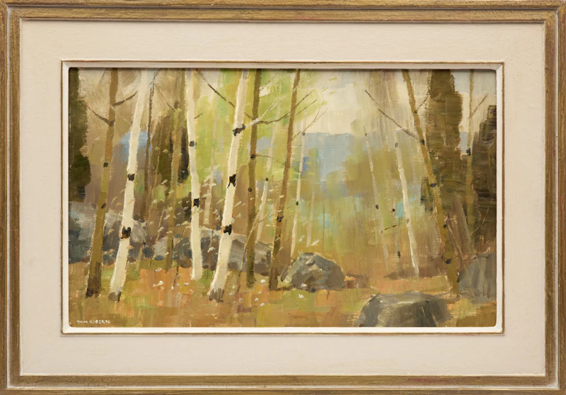 Thomas Keith Roberts, Bruce Trail in Spring, oil on board - view 2