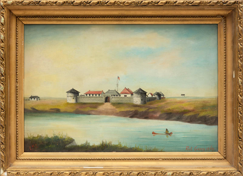 Lionel Stephenson, Fort Garry, 1869, oil on board - view 2