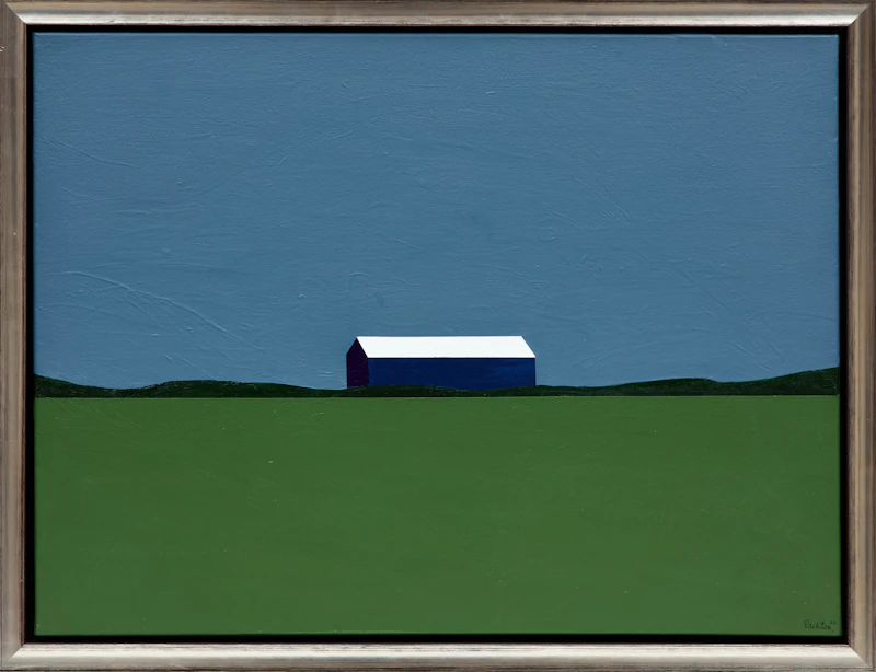 Charles Pachter, Barn, acrylic on canvas, 2022 - view 2