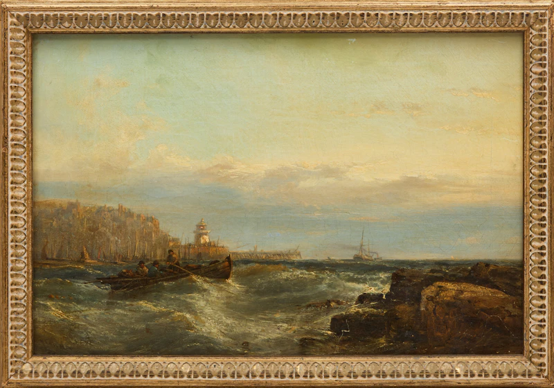 Edwin Hayes, Evening, oil on board - view 2