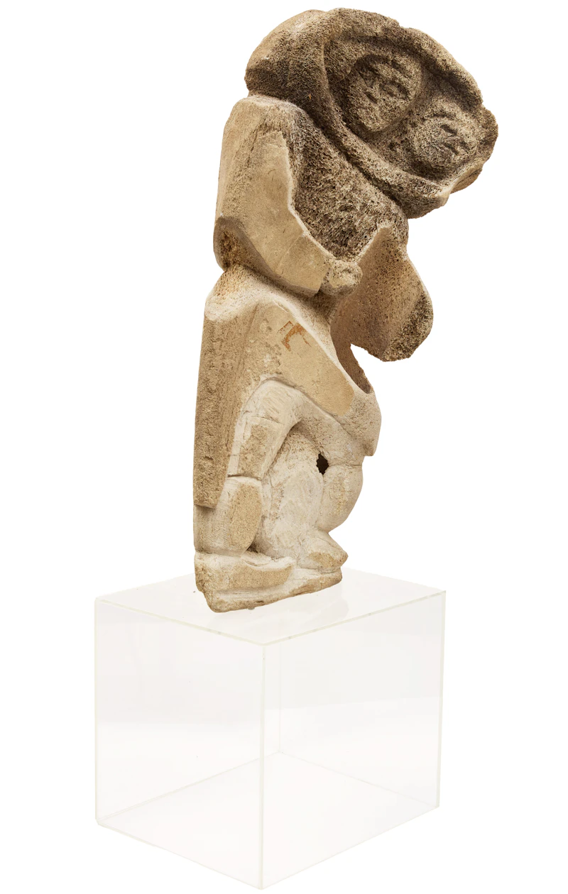 Unidentified Inuit Artist, Mother and Child, whalebone - view 2