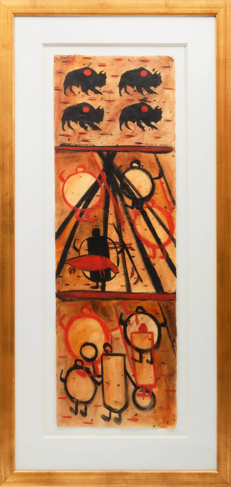 Joane Cardinal-Schubert, Turtle Dream, oil on paper - view 2
