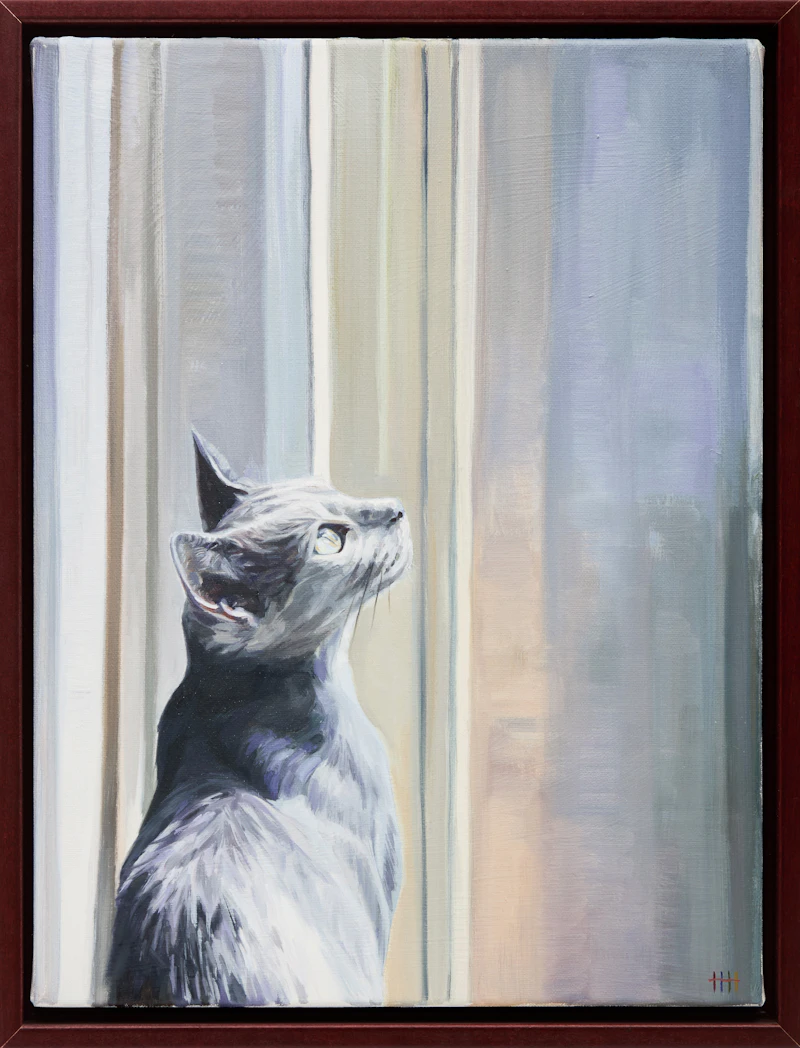 Heather Horton, Sasha, oil on canvas - view 2